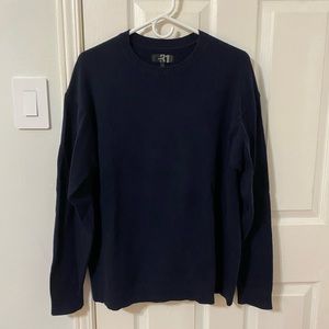 Navy Blue Crewneck Sweater
